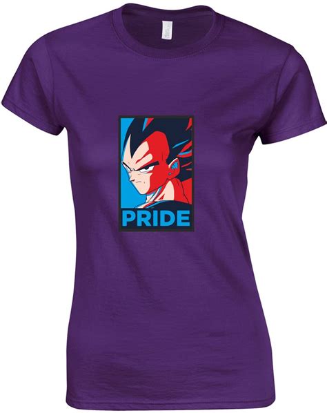 Vegeta Pride, Ladies Printed T-Shirt | eBay