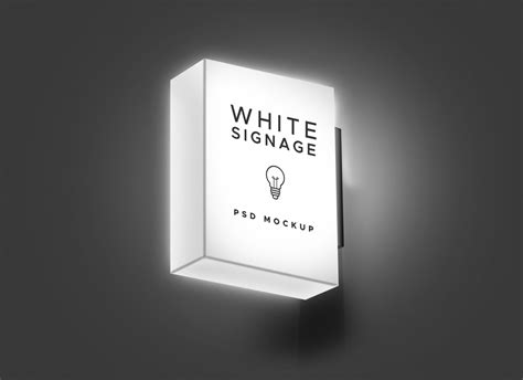 Light Sign Mockup - Mockup World