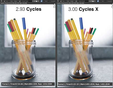 Differences between Blender Render Cycles vs Cycles X | Blender Render farm