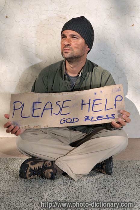 beggar - photo/picture definition at Photo Dictionary - beggar word and ...