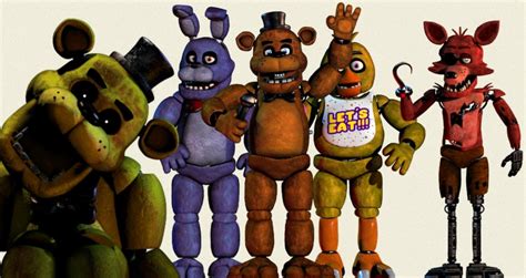 FNaF1 Animatronics (Original) by ChrisAImDead on DeviantArt