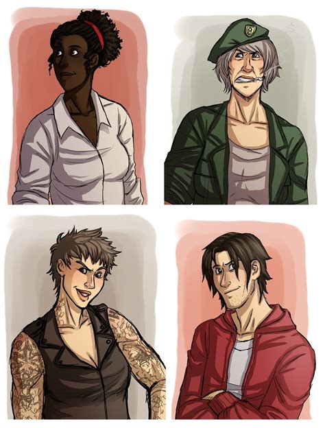 Genderbent Surviors - Left 4 Dead Fan Art (35346973) - Fanpop