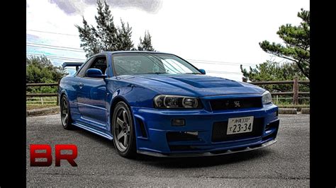 1999 Nissan Skyline GT-R R34 V-SPEC I Review!!! 640HP King Godzilla ...