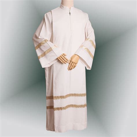 Religon Costumes White Altar Server Robe Alb With Pleats Catholic ...