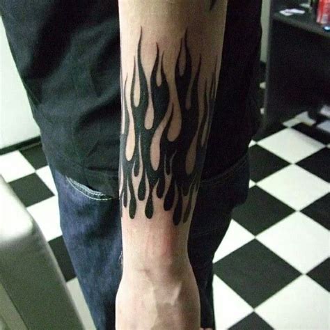 Flame Forearm Tattoo - orientfrau