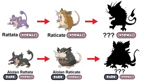 Pokemon Rattata Evolution