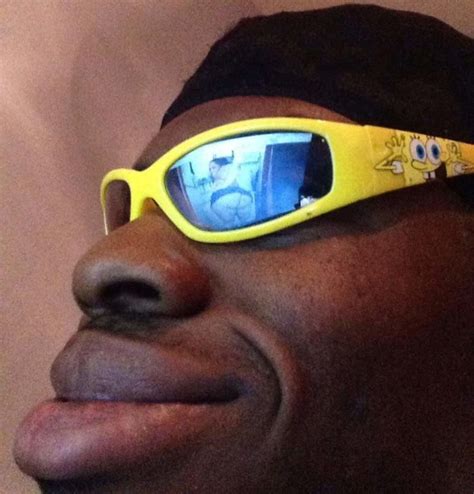 Black Guy | Reaction Images | Funny sunglasses, Black guy meme ...