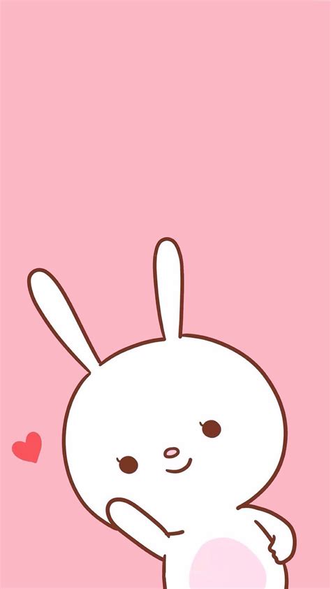 Cute Cartoon Bunny Wallpaper