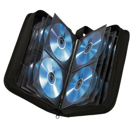 Dewadbow Portable 80 Disc CD DVD Storage Bag Organizer CDs Holder Bag ...