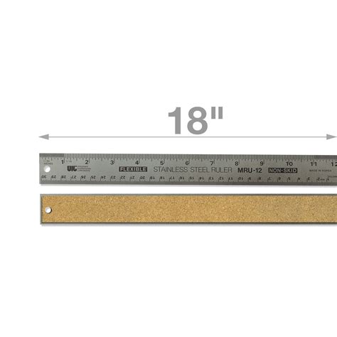 Amazon.com : Officemate OIC Classic Stainless Steel Metal Ruler, 18 ...