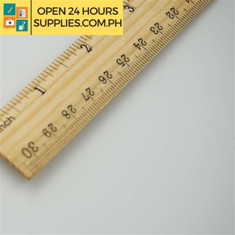 Wooden Ruler - Supplies 24/7 Delivery