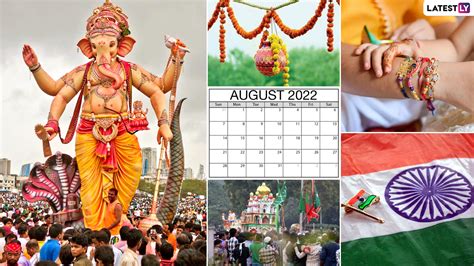 Festivals & Events News | Check Table Of August 2022 Holidays Calendar ...