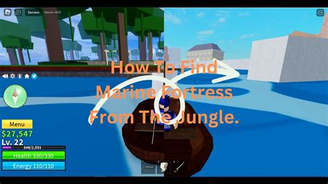 How to Find Marine Fortress From The Jungle in Blox Fruits | Roblox ...