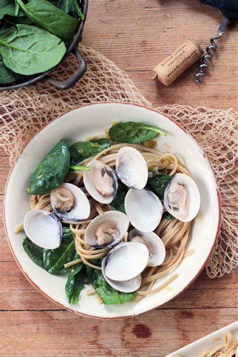 Linguine with Clams and Baby Spinach