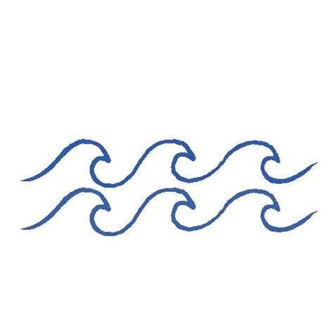 "drawing blue waves" by soleneabq | Redbubble | Wave drawing, Ocean ...