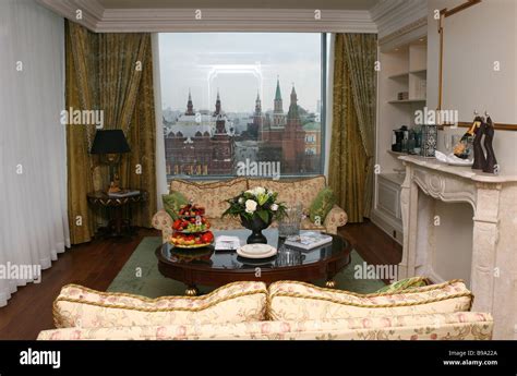 Presidential suite overlooking the Kremlin in the five star Ritz ...