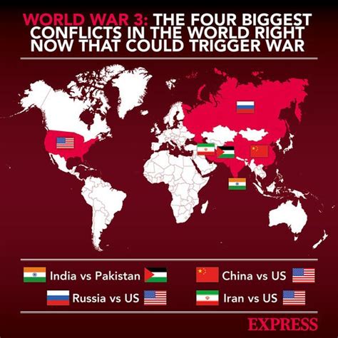 World War 3: The four biggest conflicts in the world right now that ...