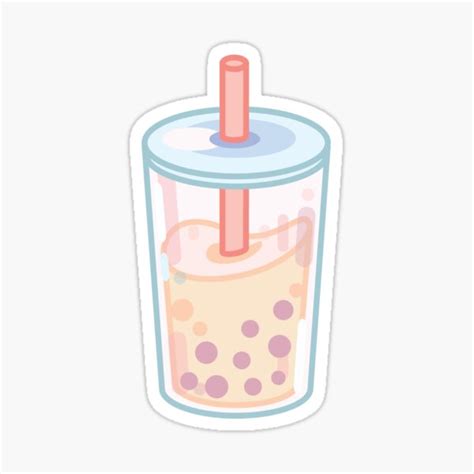 "A boba a day..." Sticker for Sale by jolifishi | Redbubble