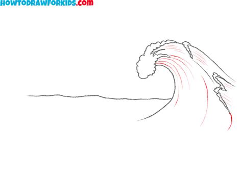 How to Draw an Ocean Wave Step by Step - Easy Drawing Tutorial