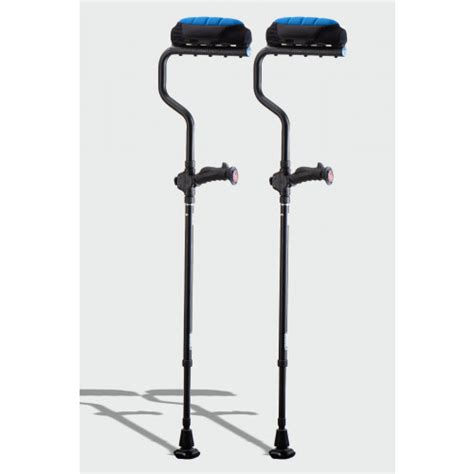 Ergobaum Dual Ergonomic Underarm Crutches with Shock Absorbers ...