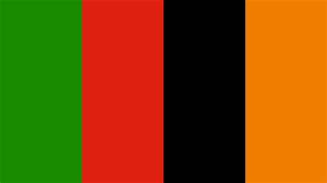 Zambia Flag Colors