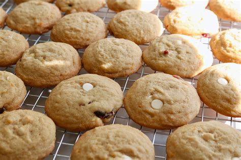 White Chocolate Cranberry and Orange Zest Cookies