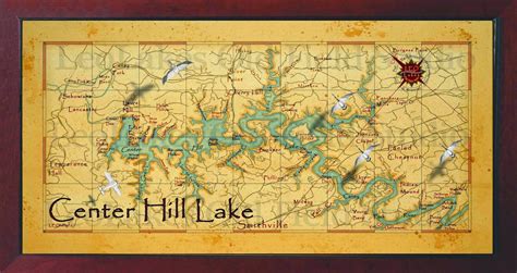 BaitRageous: Center Hill Lake Map