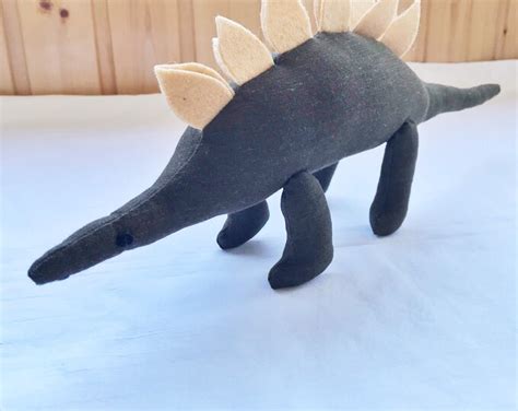 Stegosaurus Toy Dinosaur Toy Plush Toys Dinosaurs Jurassic | Etsy