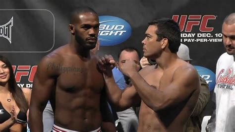 UFC 140 Weigh-in Highlight: Jon Jones vs. Lyoto Machida - YouTube