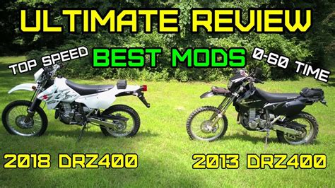 Suzuki DRZ400 FULL Ultimate review, Must have Mods, top speed and ride ...