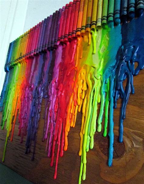 melted crayon rainbow bright. in 2021 | Crayon art melted, Crayon art ...