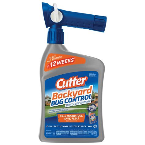 Cutter Backyard Bug Control Spray Concentrate Insect Repellent Kills ...