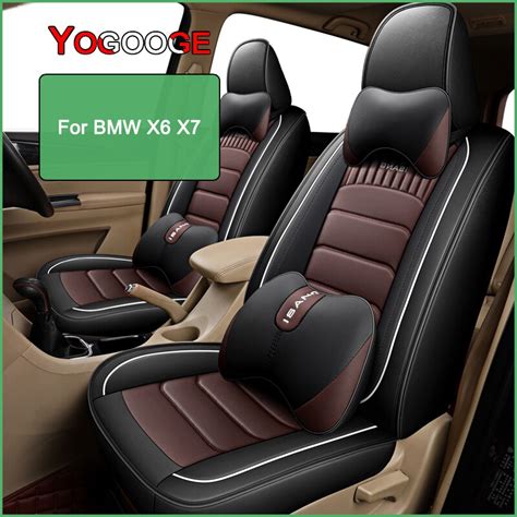 YOGOOGE Car Seat Cover For BMW X6 X7 Auto Accessories Interior (1seat ...