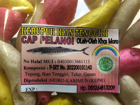 Kerupuk Ikan Tenggiri, Food & Drinks, Packaged & Instant Food on Carousell