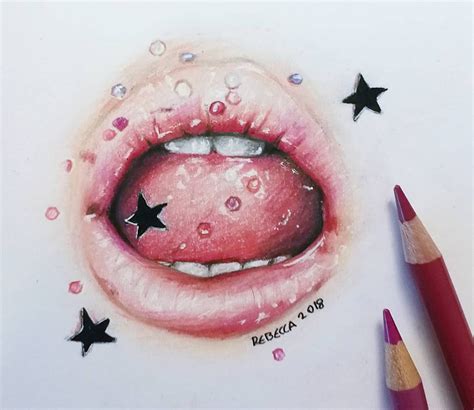 100+ Drawings Of Lips, Mouths & Teeth