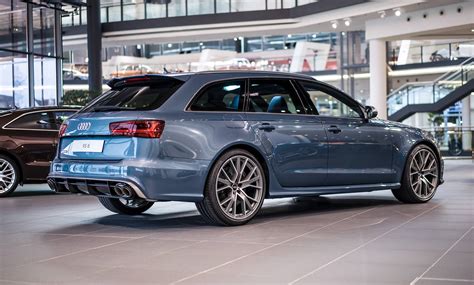 Polar Blue Metallic Audi RS6 Performance by Audi Exclusive - GTspirit