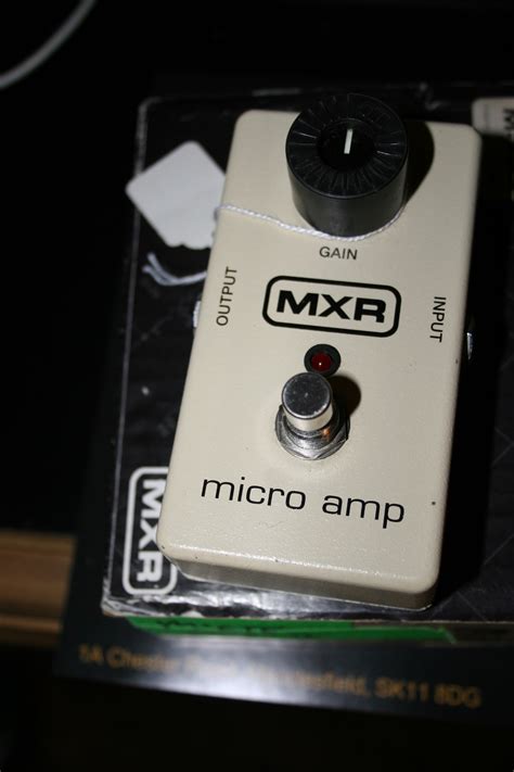 MXR Micro amp linear boost pedal | Amp Guitars, Macclesfield