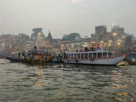 Ganga river in varanasi stock photo. Image of waterway - 237640758