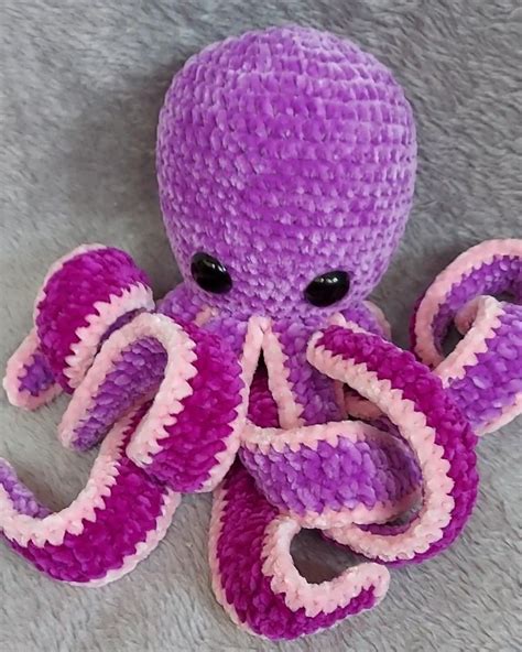 Purple Octopus, Large Octopus Plush, Kawaii Octopus, Octopus Plush ...