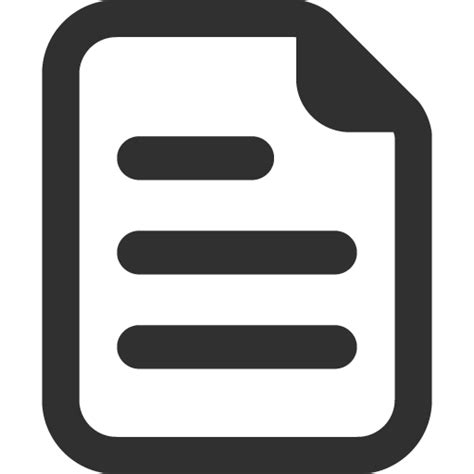 Document Symbol Png - Free Documents