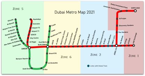 Dubai Metro Map