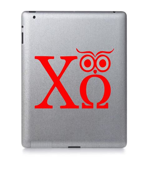 Chi Omega Owl Decal Chi Omega Owl Vinyl Decal Chi Omega | Etsy