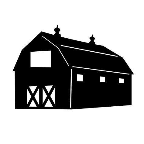 Farm Silhouette Clip Art at GetDrawings | Free download