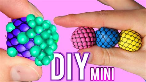 DIY Mini Squishy Mesh Stress Ball! Changes Color Stress Ball! | Diy ...