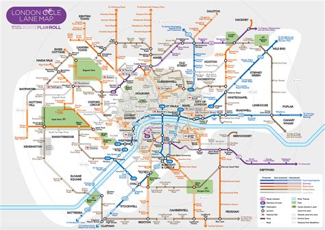 Route Plan Roll Cycle Map | Mapping London