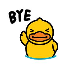 Emoji Goodbye Sticker by B.Duck for iOS & Android | GIPHY