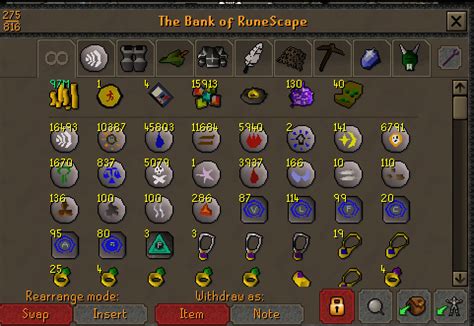 Bank Organizer - Others - OSBot :: 2007 OSRS Botting