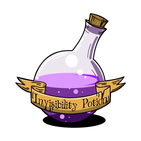 Invisibility Potion - Gaming - T-Shirt | TeePublic