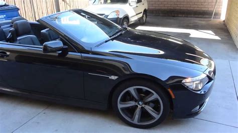 2008 BMW 650i Black on Black Convertible - YouTube