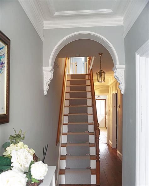 Shrouded Lace in matte by Valspar | Hallway decorating, Hallway colours ...